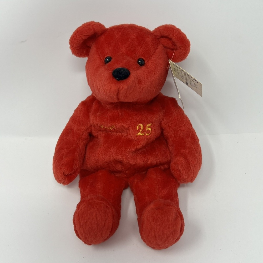 Salvinos Big Bammers Mark McGwire #25 Plush Bear 10 Inch Red MLB Collectible Toy